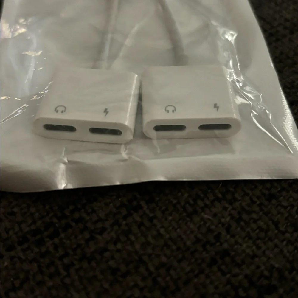 [Apple MFi Certified] iPhone Headphones Adapter & Splitter,2 in 1 Dual Lightning
